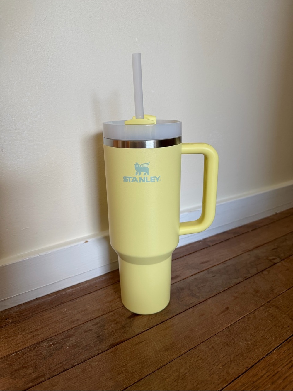 Butter yellow Stanley 40 oz tumbler